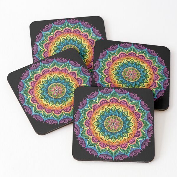 Item preview, Aesthetic Unique Trippy Mandala Radiance designed and sold by HLPsychDesigns.