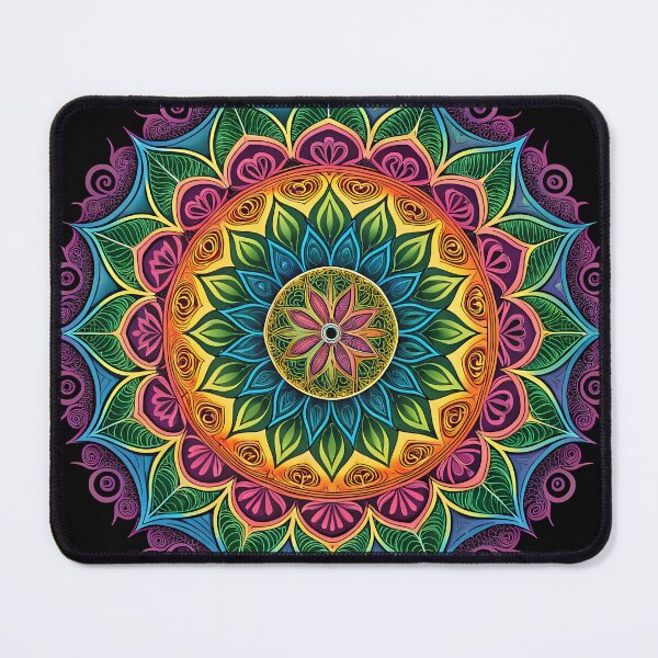 Item preview, Aesthetic Unique Trippy Mandala Radiance designed and sold by HLPsychDesigns.