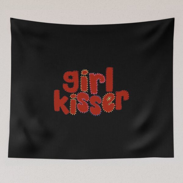 Item preview, Girl Kisser Embroidery Patchwork designed and sold by Oniyasha.
