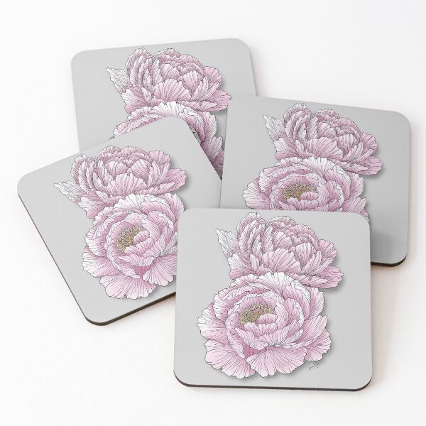 Item preview, November Birth Flower- Pink Peonies designed and sold by Marguerite Artistry.