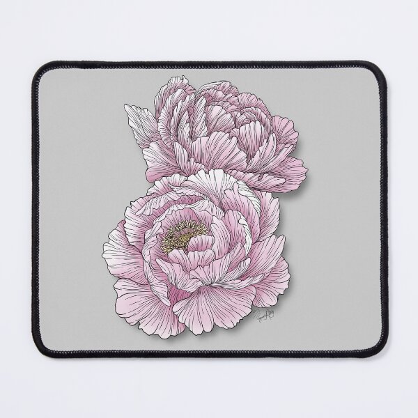 Item preview, November Birth Flower- Pink Peonies designed and sold by Marguerite Artistry.