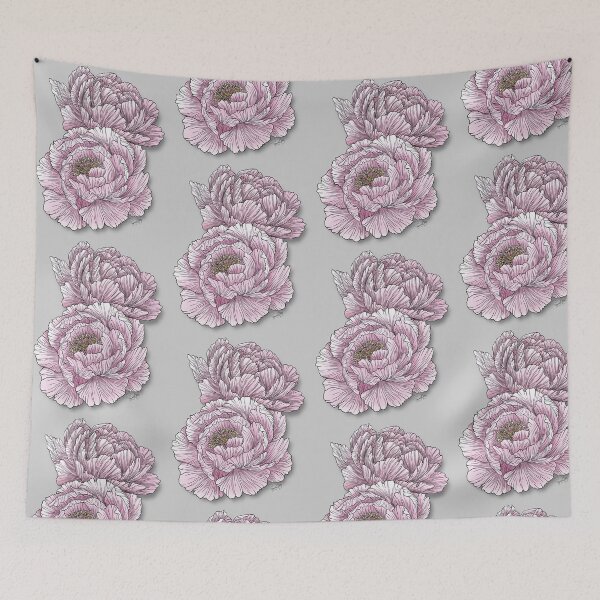 Artikelvorschau, Geburtsblume für November – Rosa Pfingstrosen entworfen und verkauft von Marguerite Artistry.