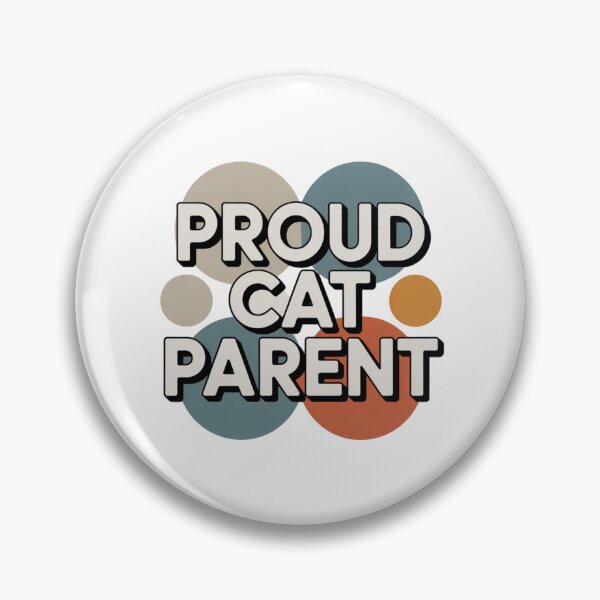Item preview, Modern Proud Cat Parent Pride Gift Idea Geometric Circles designed and sold by chattsuede.