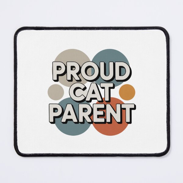 Item preview, Modern Proud Cat Parent Pride Gift Idea Geometric Circles designed and sold by chattsuede.