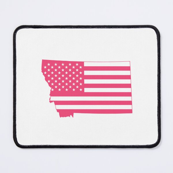Item preview, Montana USA Flag Silhouette – Stars and Stripes State Outline designed and sold by Paper Drip.