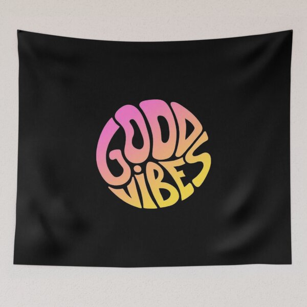 Item preview, Good Vibes Retro Gradient designed and sold by Oniyasha.