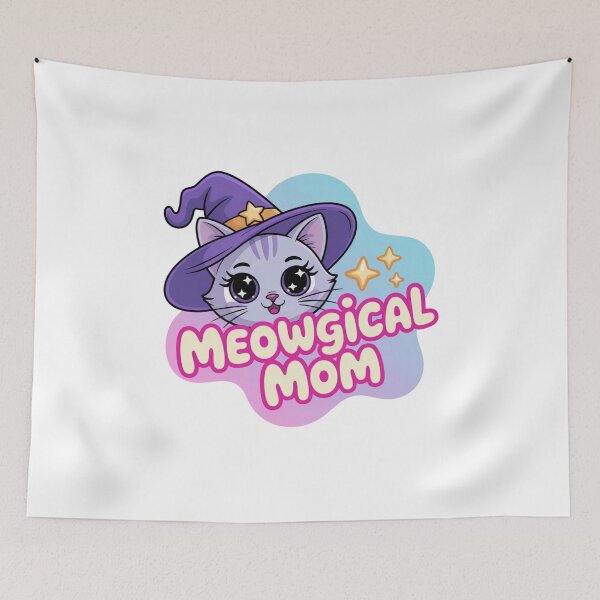 Item preview, Playful Meowgical Witch Cat Mom designed and sold by chattsuede.