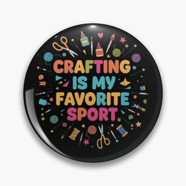 Item preview, Craft Lover Crafting Is My Favorite Sport Crafting Gift designed and sold by faridman.