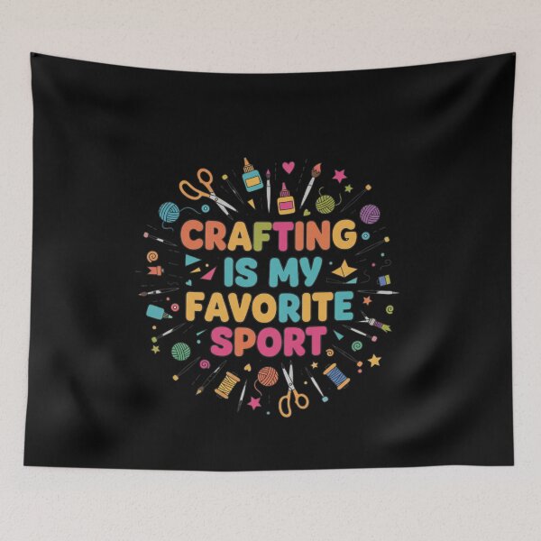 Item preview, Craft Lover Crafting Is My Favorite Sport Crafting Gift designed and sold by faridman.