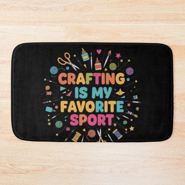 Item preview, Craft Lover Crafting Is My Favorite Sport Crafting Gift designed and sold by faridman.
