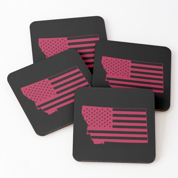 Item preview, Montana USA Flag Silhouette – Stars and Stripes State Outline designed and sold by Paper Drip.