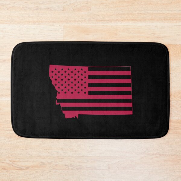 Item preview, Montana USA Flag Silhouette – Stars and Stripes State Outline designed and sold by Paper Drip.