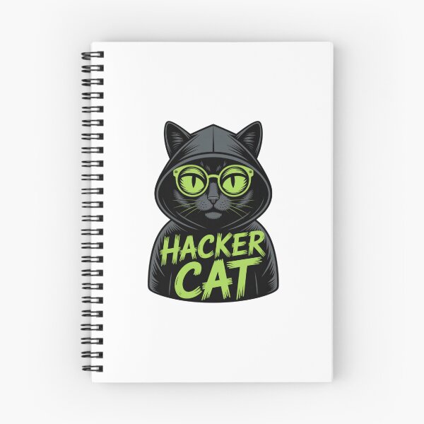 Item preview, Neon Hacker Cat Programmer Tech Lover designed and sold by chattsuede.