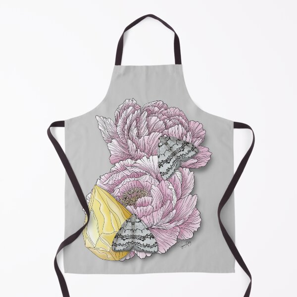 Item preview, November Birth Flower- Pink Peonies with November Moth and Topaz designed and sold by Marguerite Artistry.