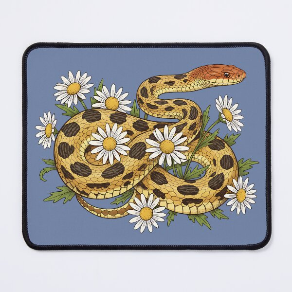 Item preview, Fox Snake with Wild Daisies Botanical Art designed and sold by BirdsnStuff.