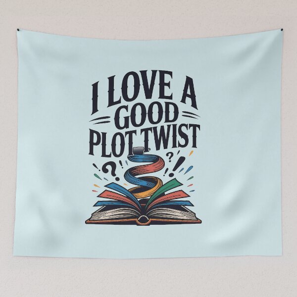 Item preview, FUNNY BOOK I LOVE A GOOD PLOT TWIST designed and sold by Greenbaby.