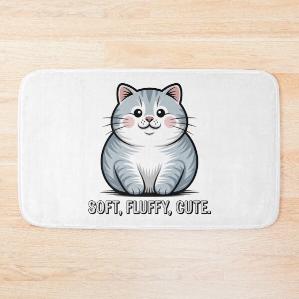 Item preview, Adorable Soft Fluffy Chubby Cat With Soft Fluffy Cute designed and sold by chattsuede.