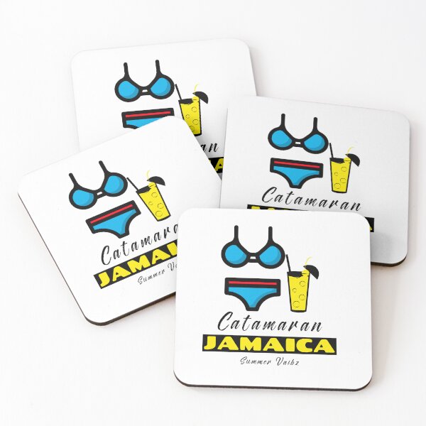 Item preview, Catamaran Jamaica Summer Vaibz – Tropical Adventure Design designed and sold by Kolcha.