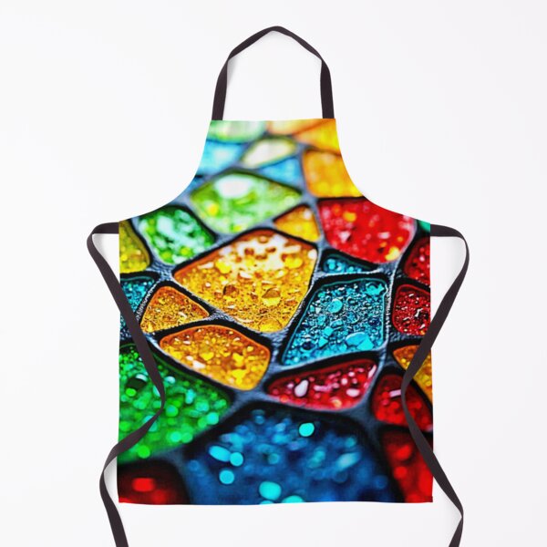 Item preview, Vibrant Glass Mosaic: Jewel Colors Design designed and sold by Health And Fitness Posts e-Store.