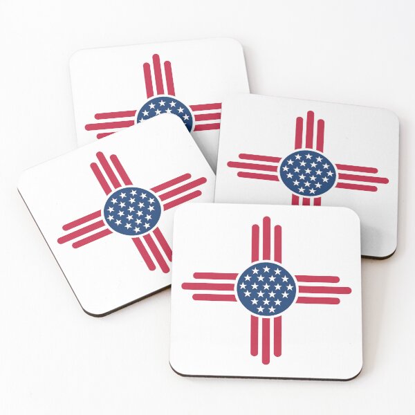 Item preview, Minimalist American Zia Sign — Modern USA & New Mexico Fusion designed and sold by The Abstract Vision.