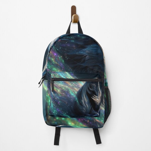 Item preview, Aurora Wolf Spirit – Northern Lights Majestic Wolf designed and sold by CosmicLionPrints.