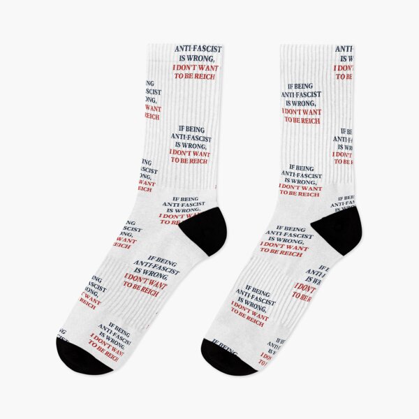 Item preview, If Being Anti-Fascist is Wrong, I Don't Want to Be Reich - ANTIFA designed and sold by SabbaticalSteve.