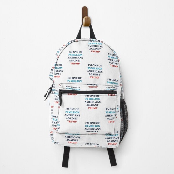 Item preview, 75 Million Americans Against Trump (Blue font) designed and sold by SabbaticalSteve.