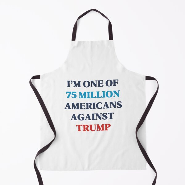 Item preview, 75 Million Americans Against Trump (Blue font) designed and sold by SabbaticalSteve.