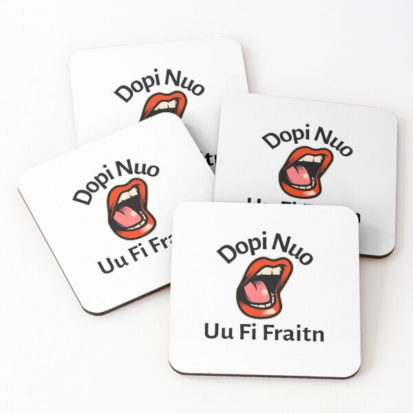 Item preview, Dopi Nuo Uu Fi Fraitn, Duppy Know Who To Frighten-Bold Jamaican Proverb designed and sold by Kolcha.