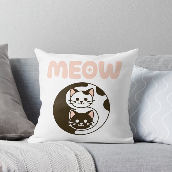 Item preview, Cute Cats Yin Yang Balance Harmony Meow Symbol designed and sold by chattsuede.