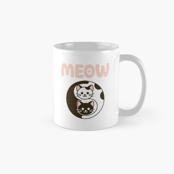 Item preview, Cute Cats Yin Yang Balance Harmony Meow Symbol designed and sold by chattsuede.