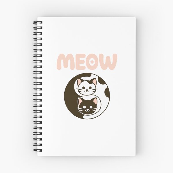 Item preview, Cute Cats Yin Yang Balance Harmony Meow Symbol designed and sold by chattsuede.