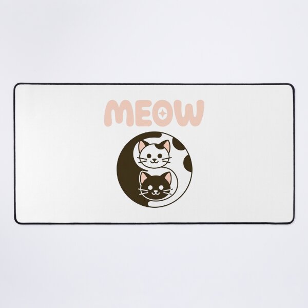 Item preview, Cute Cats Yin Yang Balance Harmony Meow Symbol designed and sold by chattsuede.
