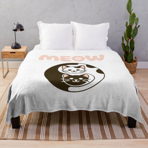 Item preview, Cute Cats Yin Yang Balance Harmony Meow Symbol designed and sold by chattsuede.