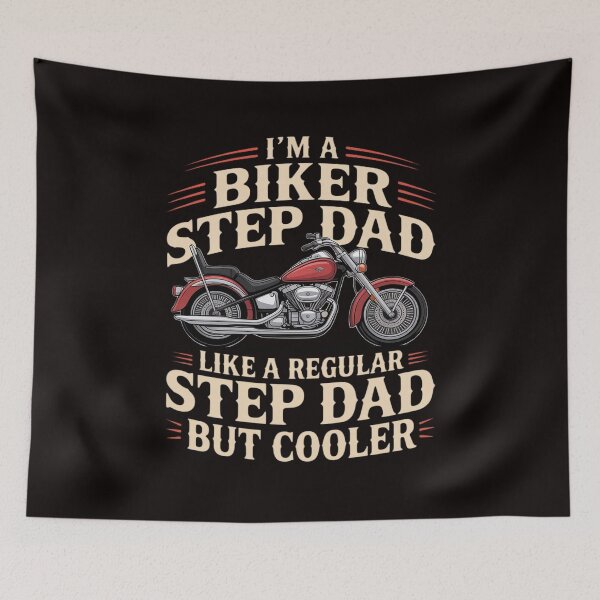 Item preview, Step Dad Biker For Cool Motorcycle Step Dads designed and sold by MelSurf.