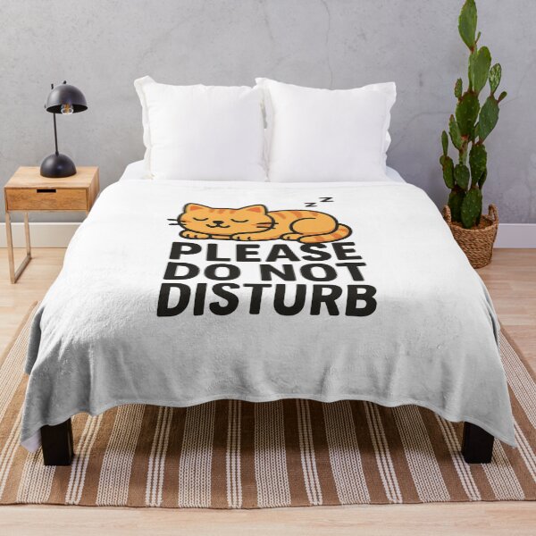 Item preview, Please Do Not Disturb – Cute Sleeping Cat designed and sold by VibeLab_Art.
