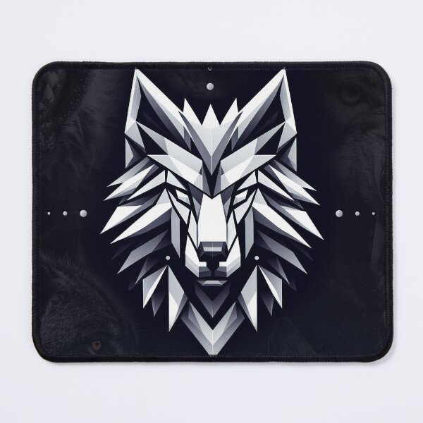Item preview, Alpha Wolf Art Print – Minimal Geometric Wolf Design designed and sold by Retro Lab.