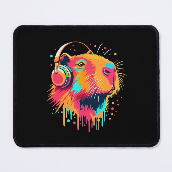 Item preview, DJ Capybara designed and sold by JesterKrewArt.