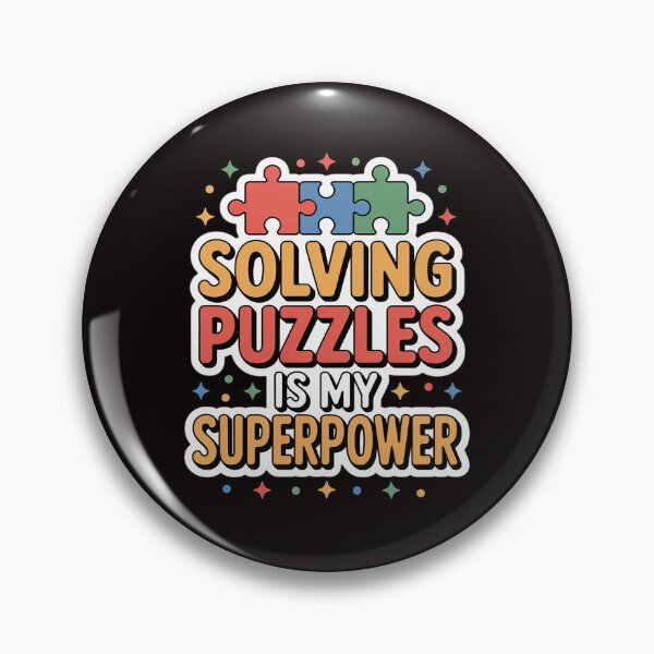 Item preview, Solving Puzzles Is My Superpower Puzzle Lover Jigsaw Puzzle designed and sold by MelSurf.