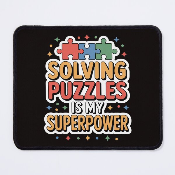 Item preview, Solving Puzzles Is My Superpower Puzzle Lover Jigsaw Puzzle designed and sold by MelSurf.