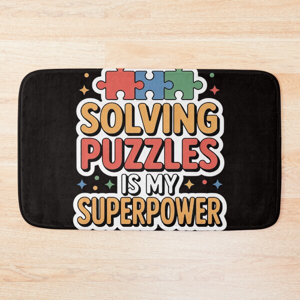 Item preview, Solving Puzzles Is My Superpower Puzzle Lover Jigsaw Puzzle designed and sold by MelSurf.