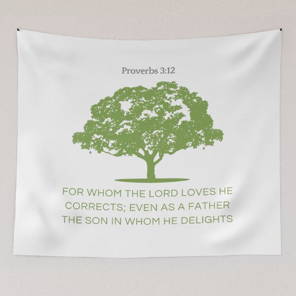 Item preview, Proverbs 3:12 designed and sold by Undonemadenew.