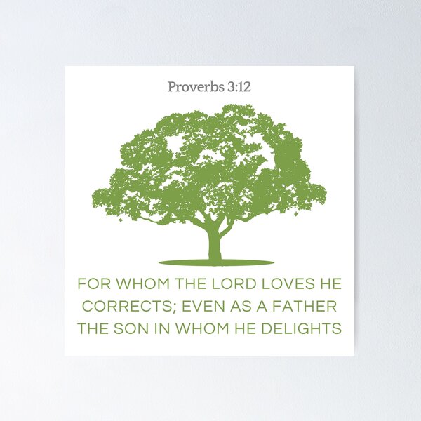 Item preview, Proverbs 3:12 designed and sold by Undonemadenew.