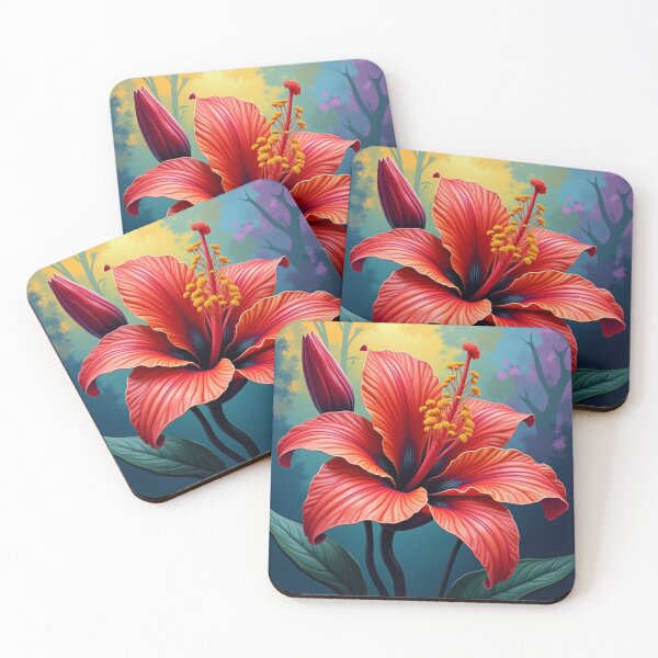 Item preview, Vibrant Hibiscus Allure designed and sold by Pulse Of Africa.