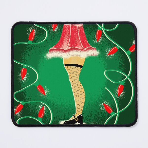 Item preview, Christmas MCM Mid Century modern style Leg Lamp with women's Santa costume designed and sold by Jdawnink.
