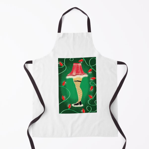 Item preview, Christmas MCM Mid Century modern style Leg Lamp with women's Santa costume designed and sold by Jdawnink.