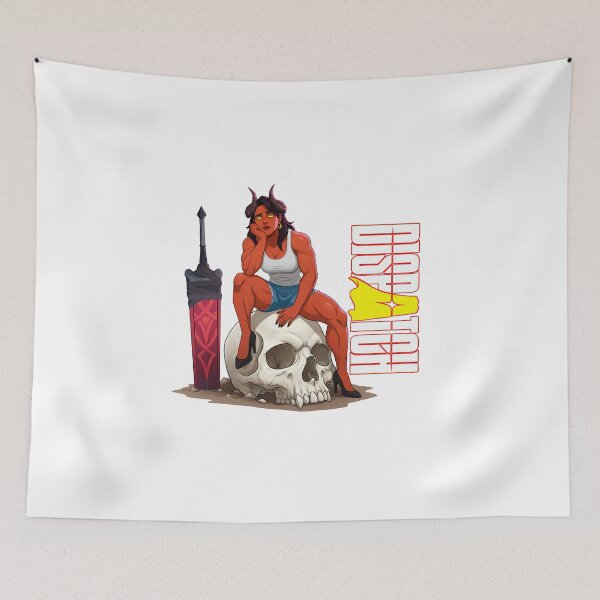 Item preview, Dispatch Malevola Art Fan – Gaming Inspired Art designed and sold by WallaceSilvaART.