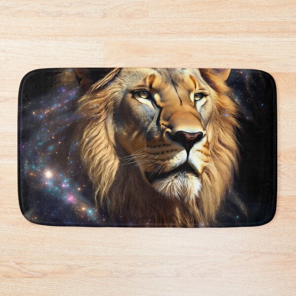 Item preview, Cosmic Lion King – Galaxy Space Lion Portrait designed and sold by CosmicLionPrints.