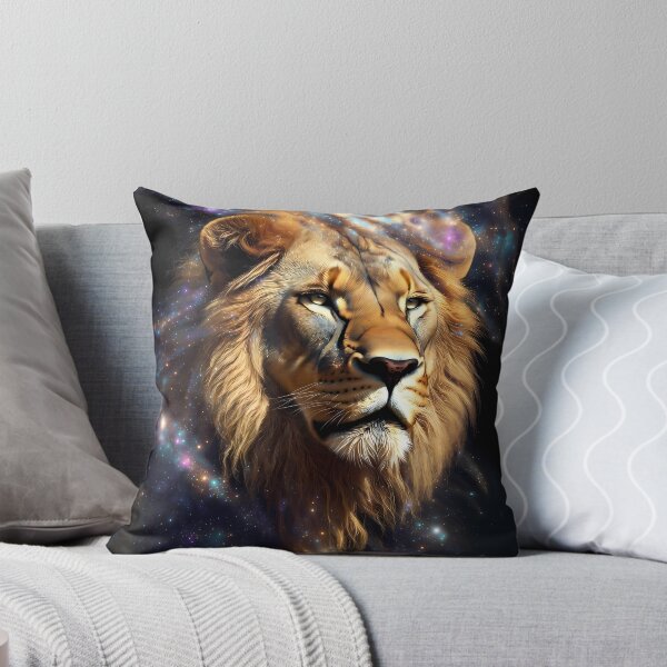 Item preview, Cosmic Lion King – Galaxy Space Lion Portrait designed and sold by CosmicLionPrints.