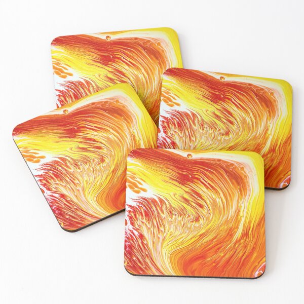 Item preview, The Breath of Helios - Acrylic Fluid Art designed and sold by ArtisticLynnsanity.